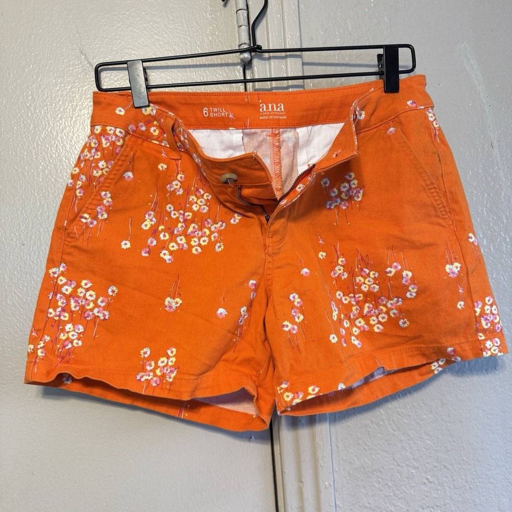 ✨Ana Twill Shorts Women's 6 Floral Springcore